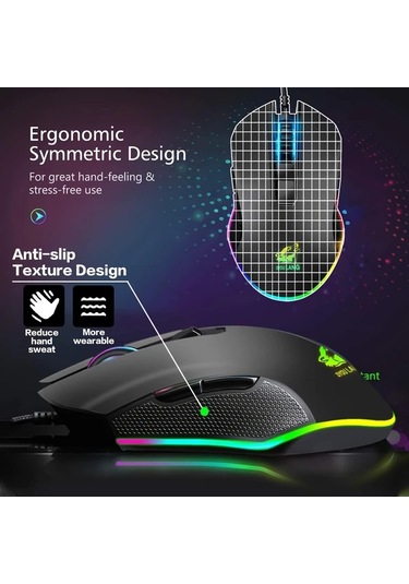 Techbloom Zıyou Lang Siyah Kablolu Oyun Klavye Ve Fare Seti 39 Tuslu Rgb Aydinlatmali Pc Oyuncuları Icin Diğer