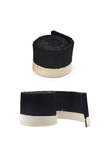 Homyl Gravür Makinesi Toz Kapağı Fırça Cnc Router Siyah-100mm-x-1-m