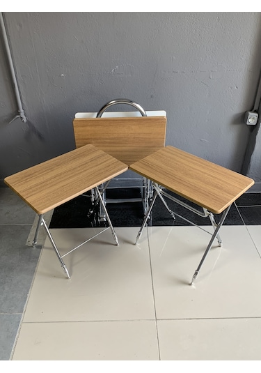 Çanta Sehpa, Sehpa, Zigon, 4lü Zigon, Mebran Çanta Sehpa-bambu