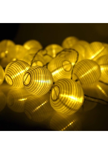 Dailyart Sıcak Beyaz 4,8 M 20 Led Buz Sarkıtı Işıkları, Güneş Enerjili Yağmur Damlası Bahçesi