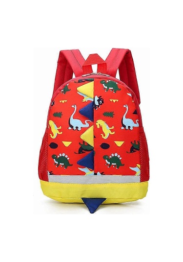 Kırmızı Anaokulu Erkek Ve Kız Okul Çantaları, 2-6 Yaş, Dinozor Tasarım Diğer