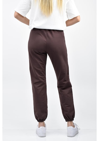 Cep Detaylı Jogger Eşofman Altı - Kahverengi Kahverengi