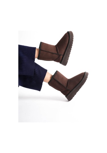 Anisa Kadın Acı Kahve Kışlık Kürklü Bot Muhtelif