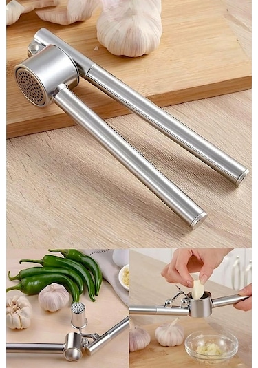 Koncis Sarımsak Ezici / Paslanmaz Çelik Sarımsak Ezeceği - Sarımsak Sıkacağı , Sıkıcı