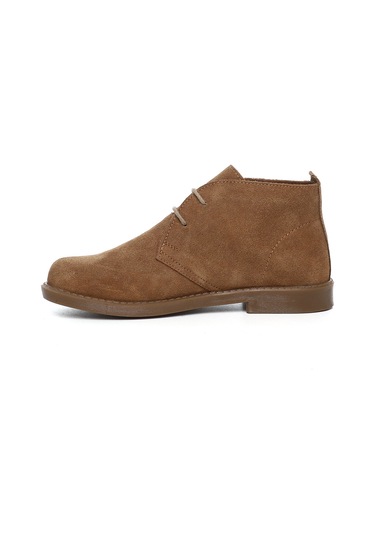 Gönderi R Taba Süet Kauçuk Taban Hakiki Deri Bot Taba Süet