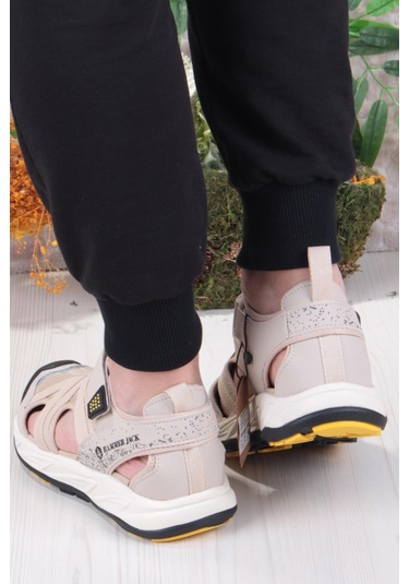 Hammer Jack 24813 Crımson Rahat Esnek Orijinal Ürün Outdoor Erkek Sandalet Bej