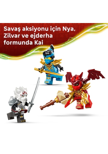LEGO® NINJAGO® Zilvar ve Ejderha Canavar Grimtak 71863 - 7 Yaş ve