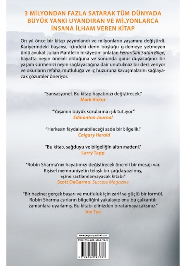 Ferrari'sini Satan Bilge - Robin Sharma 9786054263783