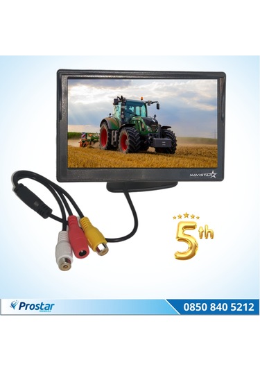 5 inç TFT LCD Araç Monitörü Ekran