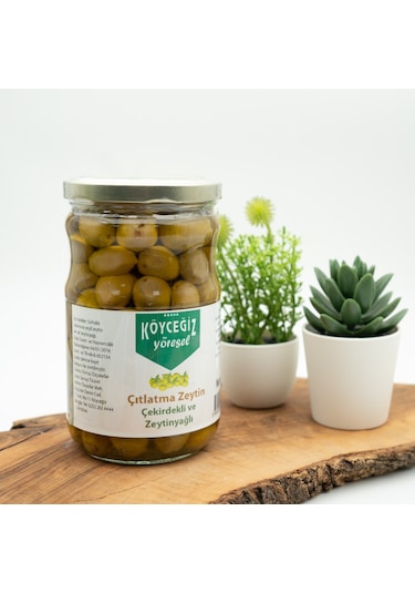 Köyceğiz Yöresel Ekincik Çıtlatma Zeytin 600 G