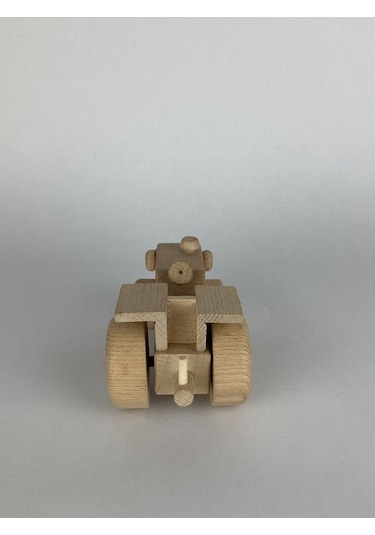 Ahşap Römorklu Oyuncak Traktör-9003029338070