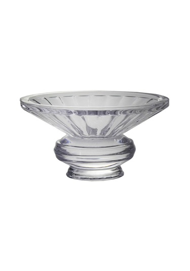 Paşabahçe Kristal El İmalatı Gravurlu Ayak Oval Kase 24244