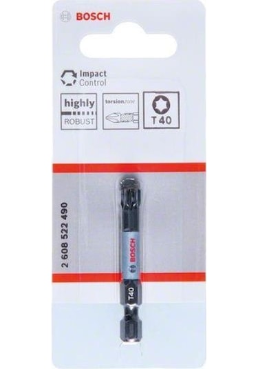 Bosch Impactc Torx Bits Ucu T40x50 Mm 1'li 2608522490
