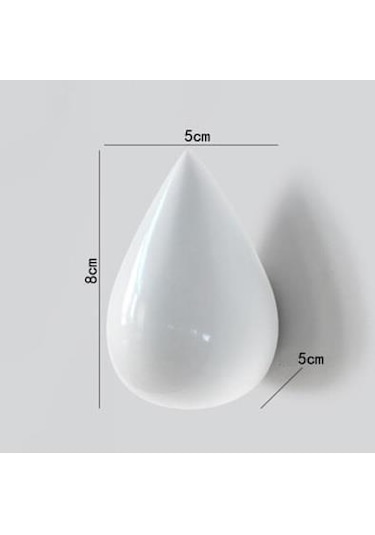 Sumedecor&Design Damla Şekilli Tek Duvar Askılık Modern Dekor Askı Duvar Süsü