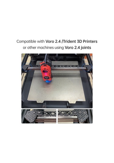 Monyee Voron 2.4/trident İçin Karbon Fiber Xy Eksenli Birleşen Seti - Atalet Azaltma Ve Hız Artırma