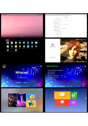 Gplus 4Kvw344P 2X3 Video Wall Controller Hdmı Wifi Duvar Ekran