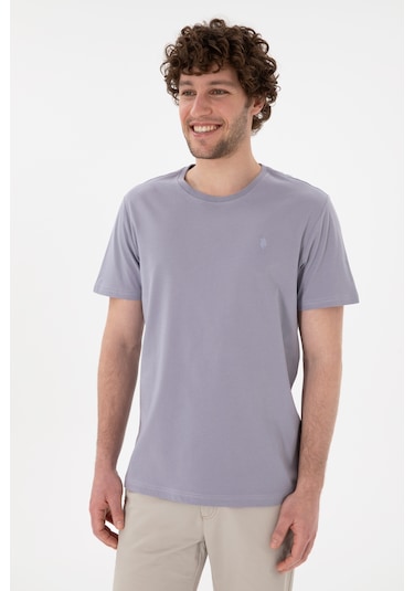 U.S. Polo Assn. Erkek Regular Fit Bisiklet Yaka Gri Basic Tişört 50305924-VR024 U.S. Polo Assn. Erkek Regular Fit Bisiklet Yaka Gri Basic Tişört 50305924-VR024