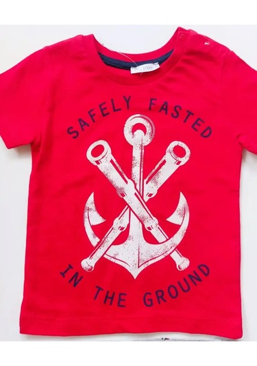 Zeyland Mininio Kırmızı Erkek Bebek Alt Üst İkili Takım 91m1fsa05 Kırmızı