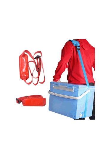 Homyl Ayarlanabilir Omuz Kemeri Balıkçılık Kutusu Kırmızı