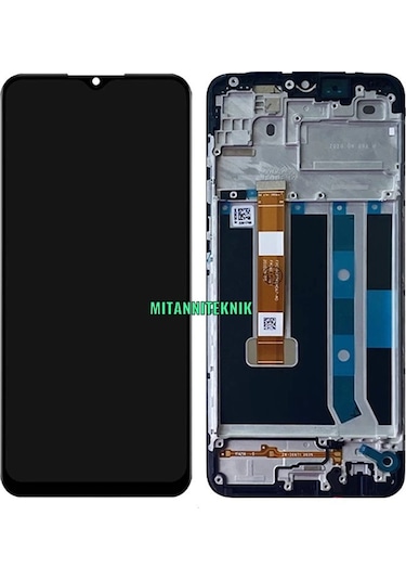 Oppo A15 A15S Lcd Ekran Dokunmatik Çıtalı