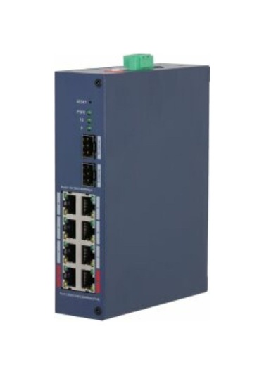 Dahua Chs4210-8gt-110 8 Port Poe 2 Port Sfp Gigabit Yönetilebilir Poe Switch 110w