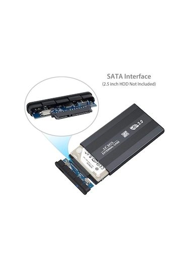AoGo 2.5" SATA USB 3.0 Harddisk Kutusu