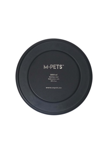 10530699 M-pets Eskımo Çift Cidarlı Mama Kabı 2l Black