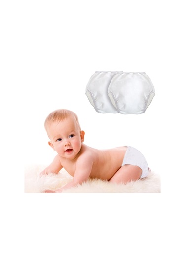 Sevi Bebe 2 Li Alıştırma Külodu No 2 15-20 kg Beyaz Bebek Külot