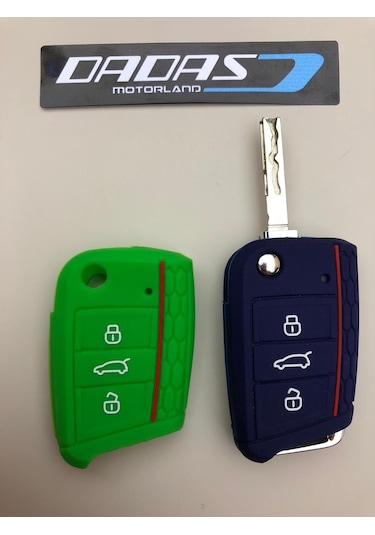 Vw Tiguan Caravelle Skoda Seat Slikon Anahtar Kılıfı Koruma