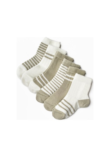 Csyc1002 Bebek Çorap %100 Organik Pamuk Bebek - Yenidoğan - Csyc1002 Yeşil