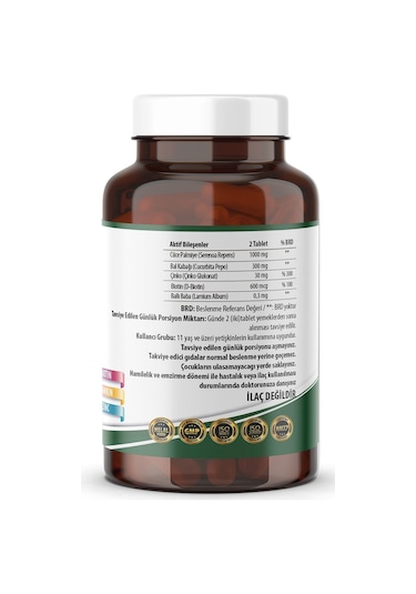 Ncs Saw Palmetto Complex 120 Tablet Biotin Zinc Kabak Çekirdeği