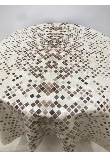 Muşamba Masa Örtüsü Yuvarlak