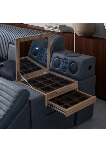 Eymense Sunshine Tv Modullü Akıllı Lüx Karyola Antrasit