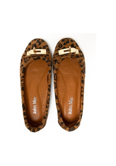 Babet Kadın Mar-25y-194-6050 John May Taba Leopar Taba