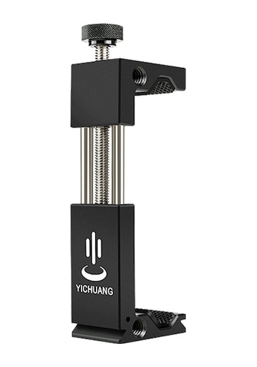 Yunboo Alüminyum Telefon Tutucu Soğuk Ayaklı Ve 1/4 Vida Delikli - 6.5-9.5cm Genişlik Aralığı, Esnek Ve Dayanıklı