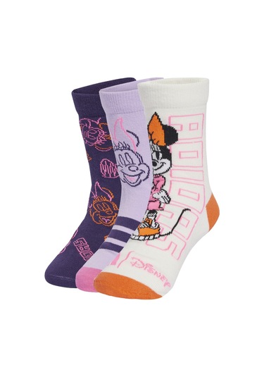 Adidas Lk Dy Mı 3pp Minnie Mouse Çocuk Çorap Jm1826 Cok Renklı