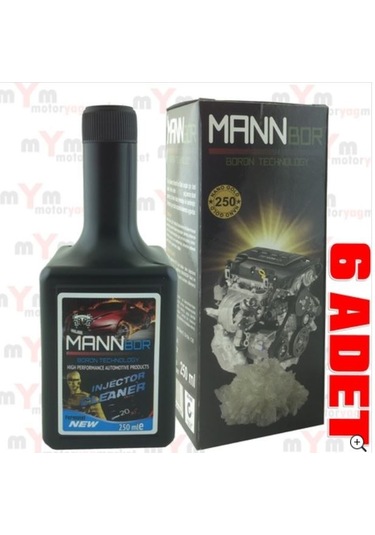 Mannbor Nano Enjektör Temizleyici Yakıt Katkısı 250Ml x 6 Adet