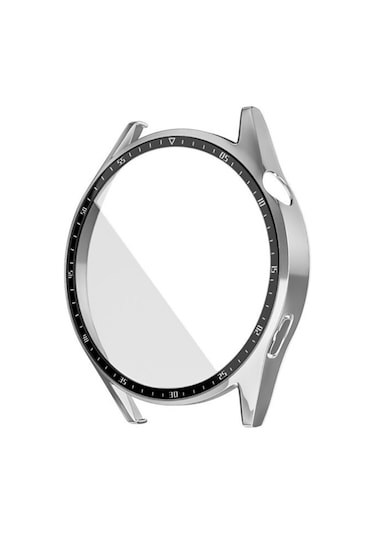 Huawei Watch Gt3 46Mm Temperli Cam Ekran Ve Kasa Koruyucu Sert Pc