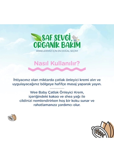 Wee Baby Çatlak Önleyici Krem 150 Ml