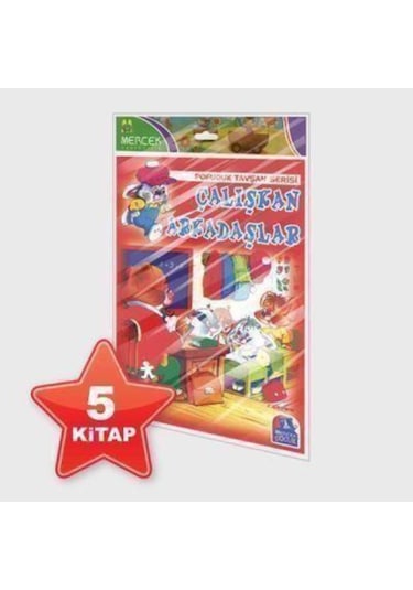Mercek 1. Pofuduk Tavşan Serisi Büyük Boy 5 Kitap