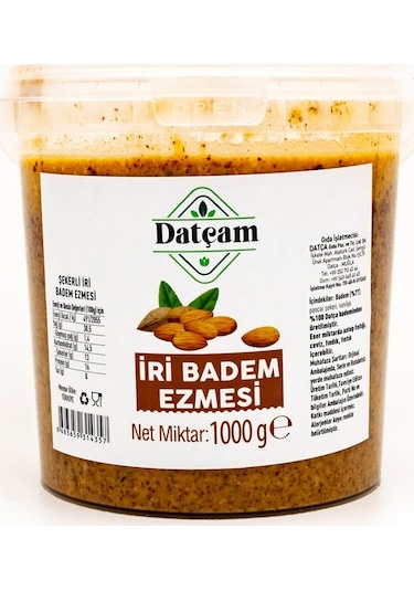 İri Badem Ezmesi (Şekerli) 1kg