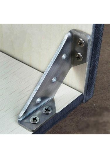 Köşe Braketi L Şeklinde Profesyonel Paslanmaz Çelik Anti-pas Sağ Açı Raf Dıy Mobilya