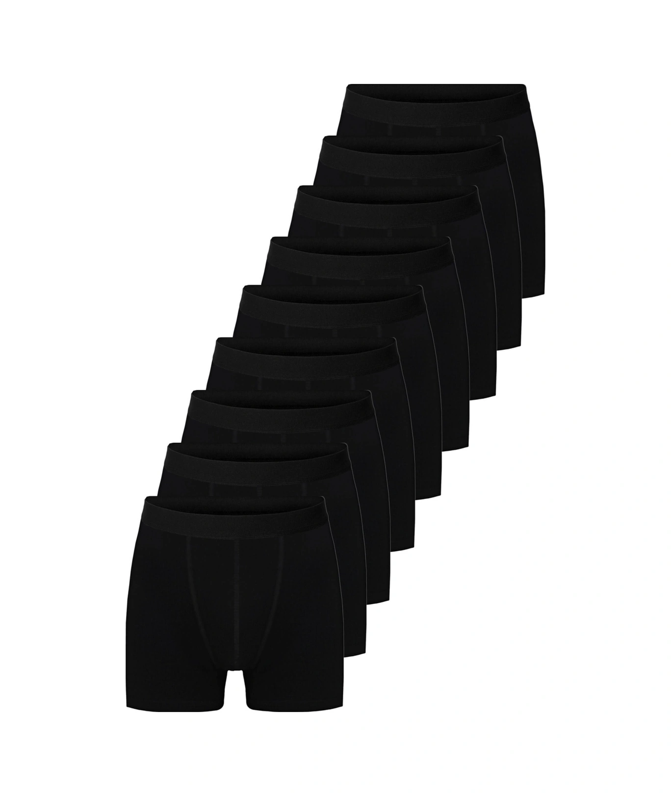 Siyah Erkek 9'lu Paket Pamuklu Boxer Deean-9'lu Syh