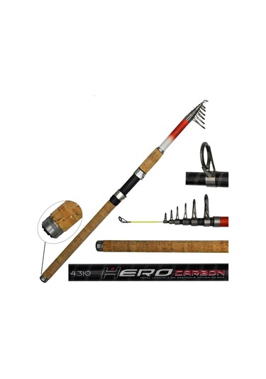 Portfish Hero Carbon 390 Cm 40-80 Gr Teleskopik Olta Kamışı