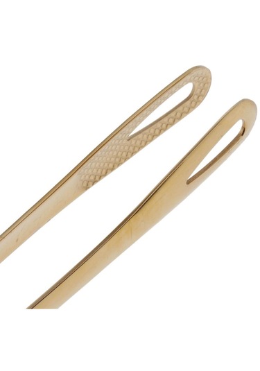 Homyl Paslanmaz Çelik Mutfak Maşası Pişirme Izgara Altın Altın