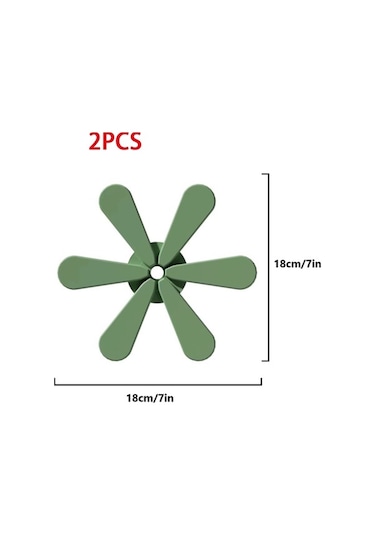 Flybuy Noel Ağacı Şeklinde Katlanabilir Yalıtım Matı - Yüksek Sıcaklık Dayanıklı, Ofis Ve Mutfak İçin Kullanılabilir Diğer