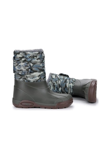 Igor W10210-042 Topo Ski Camo Çocuk Günlük Bot Haki