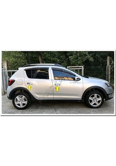 Markadan Dacia Sandero Krom Kapı Kolu 2013 Sonrası 4 Kapı  Paslanm