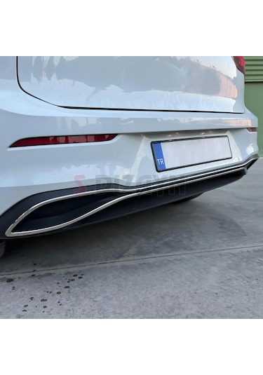 S-dizayn Vw Golf 8 Egzoz Görünümü Difüzör 4 Prç. 2020 Üzeri