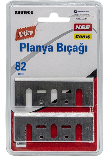 Knisaw KS51903 Planya Bıçak Geniş 82 mm 2'li
